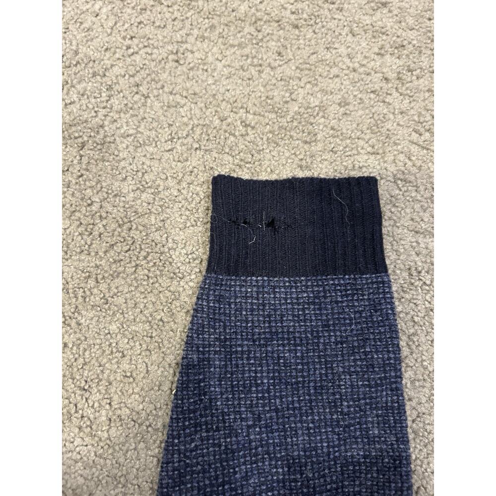 J. Crew Sweater Mens‎ Large Blue Supersoft Crewneck wool Blend Pullover - Picture 4 of 6
